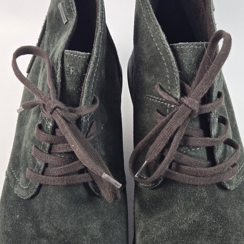 Legero Women Ankle Boots Women’s US 7.5 UK 4.5 Gore-Tex Green Suede Wedge - Picture 5 of 11